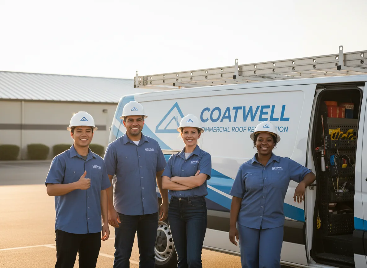 Commercial roof coating company in Bryant, WI